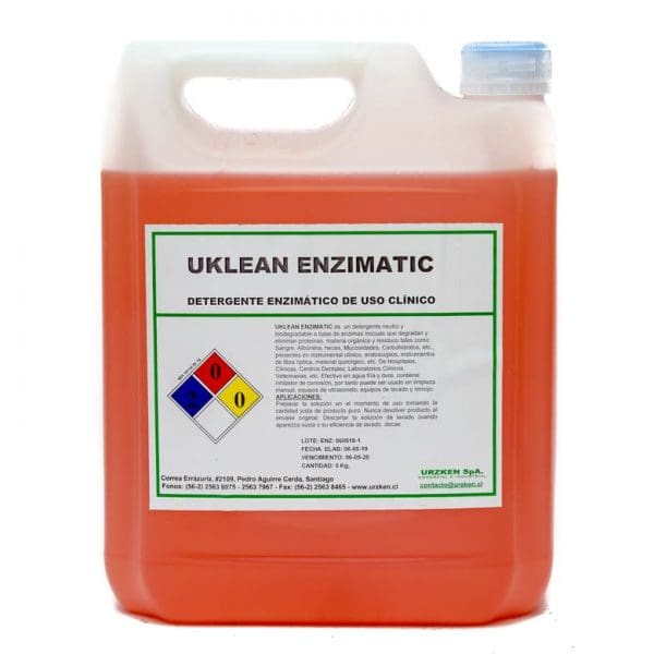 Detergente Enzimático Uklean 5 Kg